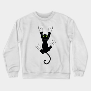 Cat-Scratch Katzenkletterkratzer Katzen Klettern Crewneck Sweatshirt